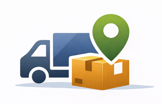 Billede af Udfyldte leveringsadresse